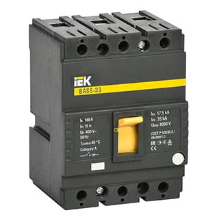 ВА88-33 3Р 160А 35кА, Автоматичний вимикач, IEK