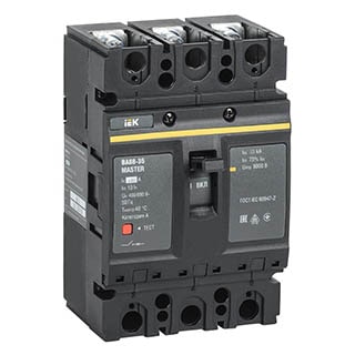 ВА88-35 3Р 100А 35кА MASTER, Автоматичний вимикач, IEK
