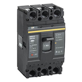 ВА88-37 3Р 400А 35кА MASTER, Автоматичний вимикач, IEK