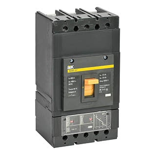 ВА88-37 3Р 400А 35кА, Автоматичний вимикач з електрон. розчіп. MP211, IEK