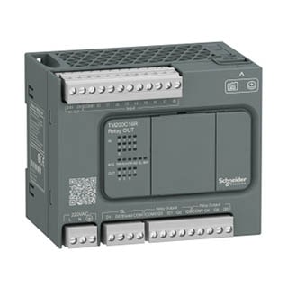 M200 16ВХ/ВИХ,~220В, 9 ВХ., 7 РЕЛ. TM200C16R, ПЛК, Schneider