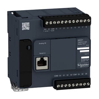 M221 16 ВХ/ВИХ РЕЛЕ 1RS485 TM221C16R, ПЛК, Schneider
