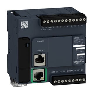 M221 16 ВХ/ВИХ ТРАНЗ 1RS485 1ETH TM221CE16T, ПЛК, Schneider