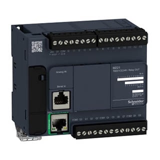 M221 24 ВХ/ВИХ ТРАНЗ 1RS485 1ETH TM221CE24T, ПЛК, Schneider