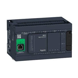 M241 24 ВХ/ВИХ ТРАНЗ 2RS485 1ETH TM241CE24T, ПЛК, Schneider