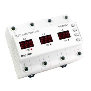 DigiTOP VP-3F40А, Реле напруги