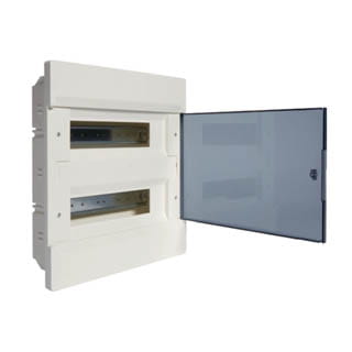 Cosmos VR212TD, Щит врізний з прозорими дверцятами 24 модулі (2×12) Hager