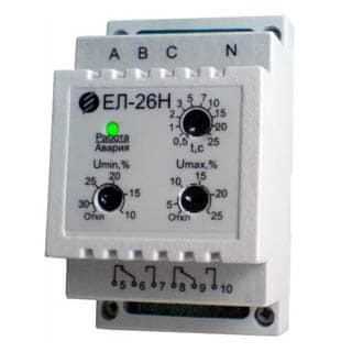 ЕЛ-26, Реле контролю трифазної напруги