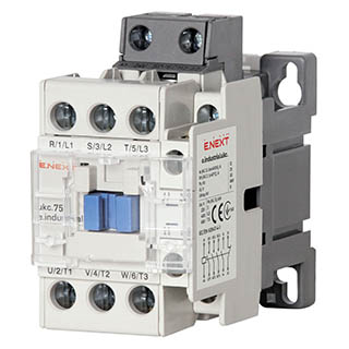 e.industrial.ukc.75.24, 75А, 24В, 3P, 1no+1nc, Контактор, E.NEXT