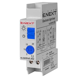 e.control.t02, Реле часу освітлення електронний, E.NEXT