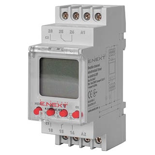 e.control.t09, Реле часу електронне двоканальне, E.NEXT