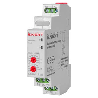 e.control.t18, Реле часу зірка/трикутник, E.NEXT