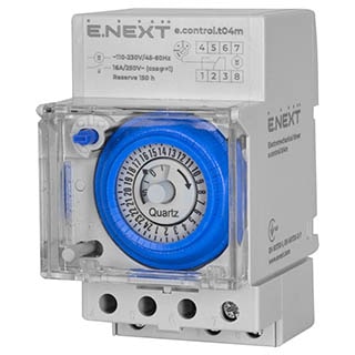 e.control.t04m, Реле часу електромеханічне, E.NEXT