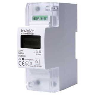 e.control.w11, Лічильник однофазний 5(65)А електронний клас 1.0 (некомерц.) RS485 E.NEXT