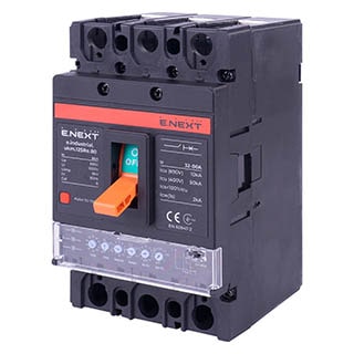 e.industrial.ukm.125Re.80 з ел. роз-чем, 3р, 80А, Силовий автоматичний вимикач, E.NEXT