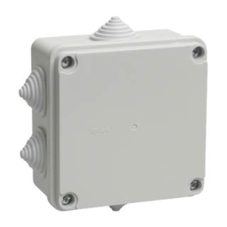 КМ41234, 100х100х50мм, Коробка монтажна для відкритого монтажу, IP54
