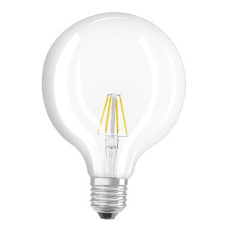 Лампа 6W/827 220-240V FIL OSRAM CL G125 60