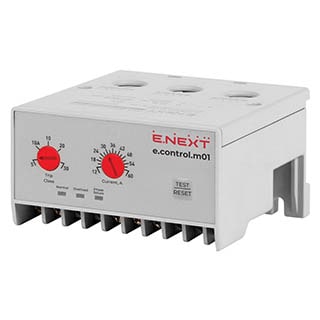 e.control.m01, 12-60А Реле захисту двигуна, E.NEXT