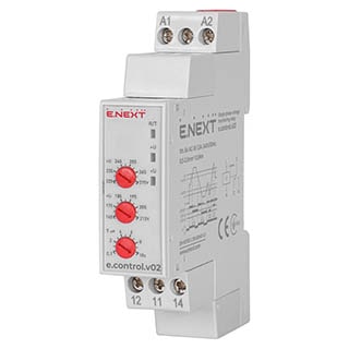 e.control.v02, Реле контролю напруги однофазне, E.NEXT